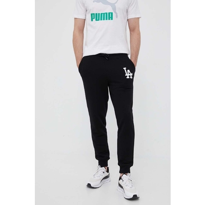 47brand pantaloni de trening culoarea negru, cu imprimeu
