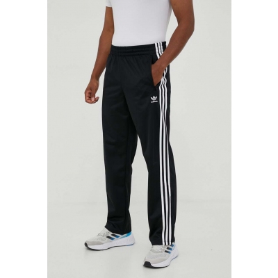 adidas Originals pantaloni de trening culoarea negru, cu imprimeu