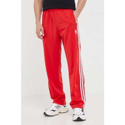 adidas Originals pantaloni de trening culoarea rosu, modelator