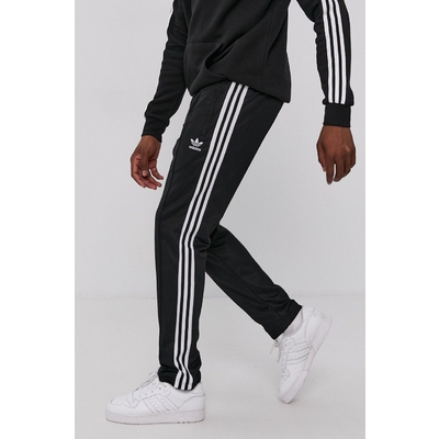 Adidas Originals Pantaloni H09115 bÄƒrbaÈ›i, culoarea negru, material neted H09115-BLACK