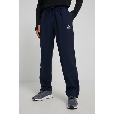 adidas pantaloni GK9250 barbati, culoarea albastru marin, cu imprimeu