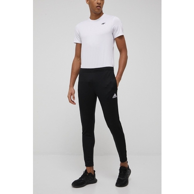 adidas Performance pantaloni de antrenament Entrada 22 HC0332 barbati, culoarea negru, mulata