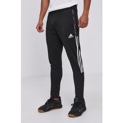 Adidas Performance Pantaloni GM7336 bÄƒrbaÈ›i, culoarea negru, cu imprimeu
