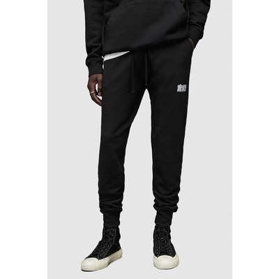 AllSaints pantaloni de trening barbati, culoarea negru, neted