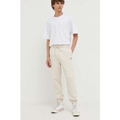 Dickies pantaloni barbati, culoarea bej, neted