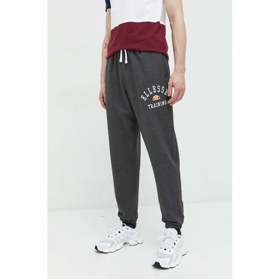 Ellesse pantaloni de trening barbati, culoarea gri, cu imprimeu