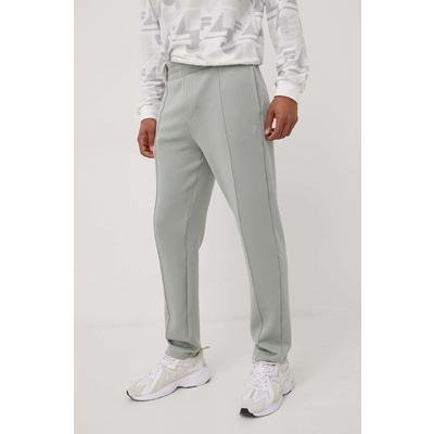 Fila pantaloni de trening barbati, culoarea verde, neted