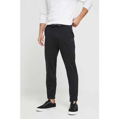 Joop! pantaloni de lounge culoarea negru, neted