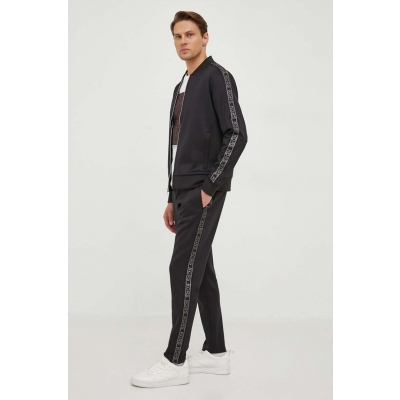Michael Kors pantaloni de trening culoarea negru, cu imprimeu