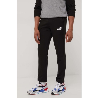 Puma pantaloni 586720 barbati, culoarea negru, cu imprimeu
