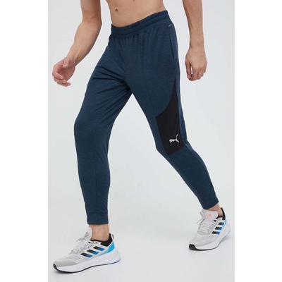 Puma pantaloni de trening Cloudspun culoarea albastru marin, modelator