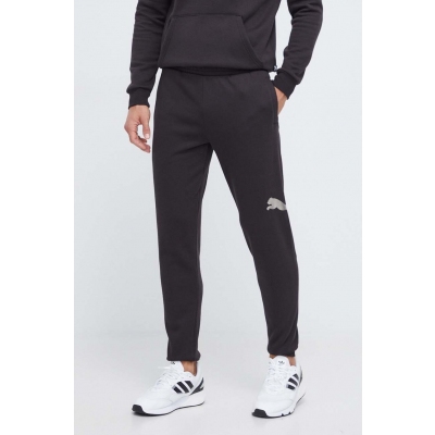 Puma pantaloni de trening culoarea negru, neted