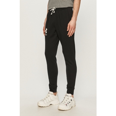 Under Armour pantaloni barbati, culoarea negru, neted 1361642-001