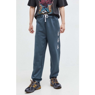 Volcom pantaloni de trening cu imprimeu