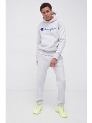 Champion Pantaloni 216540 bÄƒrbaÈ›i, culoarea gri, cu imprimeu 216540-KK001