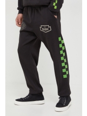 G-Star Raw pantaloni de trening din bumbac culoarea negru, cu imprimeu
