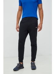 Reebok pantaloni de antrenament Dmx Interlock barbati, culoarea negru, neted