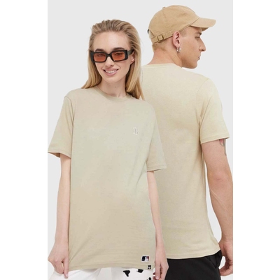 47brand tricou din bumbac MLB Boston Red Sox culoarea bej, cu imprimeu