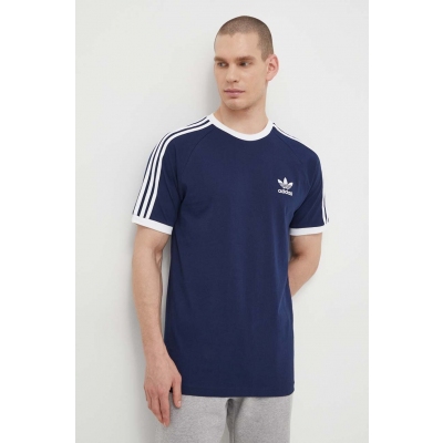 adidas Originals tricou din bumbac culoarea albastru marin, modelator IA4850-navy