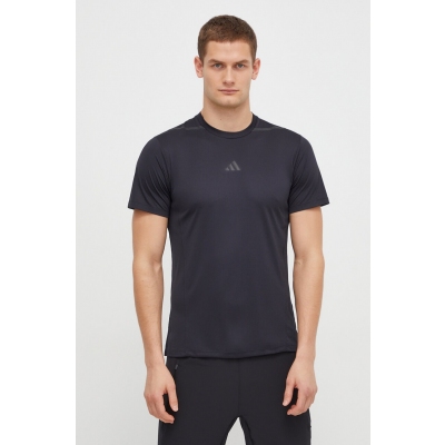 adidas Performance tricou de antrenament D4T culoarea negru, cu imprimeu