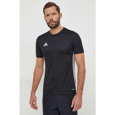 adidas Performance tricou de antrenament Tabela 23 culoarea negru, cu imprimeu