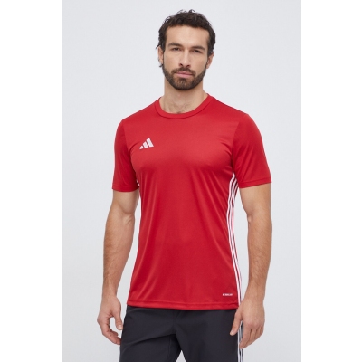 adidas Performance tricou de antrenament Tabela 23 culoarea rosu, cu imprimeu