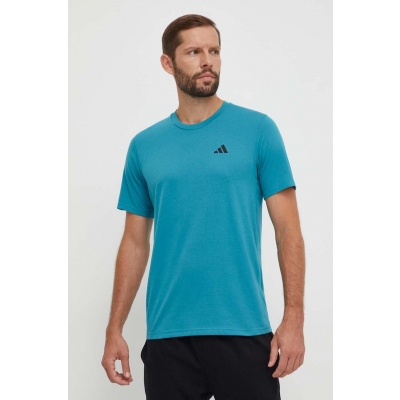 adidas Performance tricou de antrenament Train Essentials culoarea verde, neted