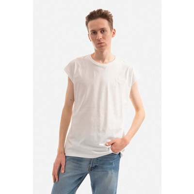 Alpha Industries tricou din bumbac culoarea alb, neted 118530.626-white
