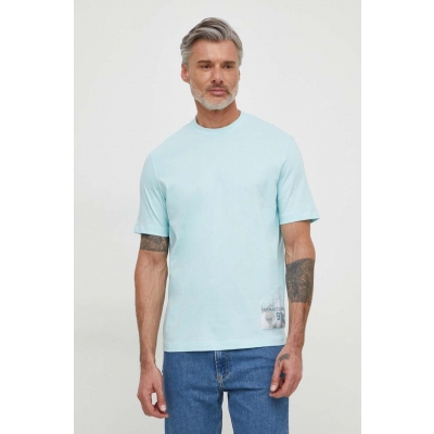 Armani Exchange tricou din bumbac barbati, cu imprimeu