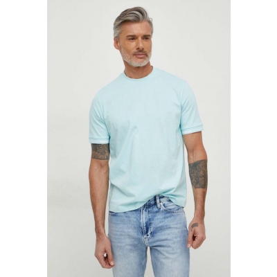 Armani Exchange tricou din bumbac barbati, neted