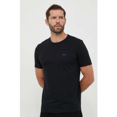 BOSS tricou din bumbac BOSS ATHLEISURE culoarea negru, neted