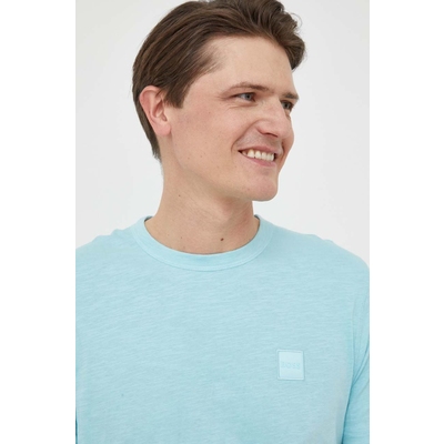 BOSS tricou din bumbac BOSS CASUAL cu imprimeu