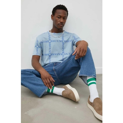 Bruuns Bazaar tricou din bumbac Gus modelator