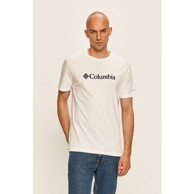 Columbia tricou barbati, culoarea alb, cu imprimeu 1680053-014