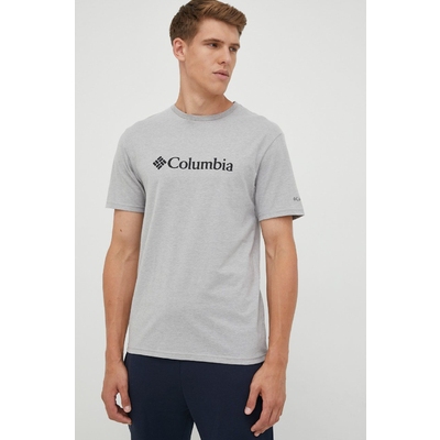 Columbia tricou barbati, culoarea gri, cu imprimeu 1680053-014