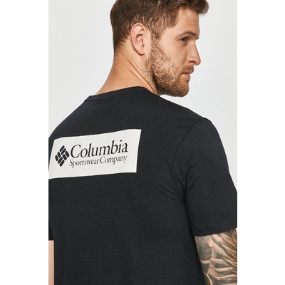 Columbia tricou din bumbac culoarea negru, cu imprimeu 1834041-575