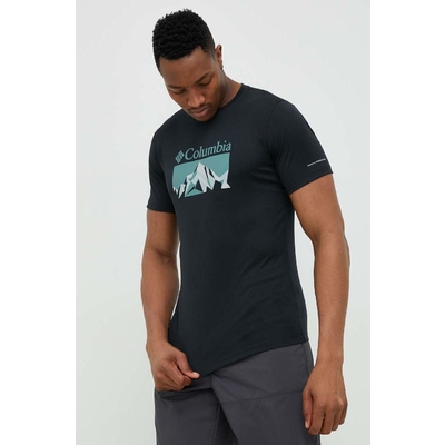 Columbia tricou sport Zero Rules culoarea negru, cu imprimeu