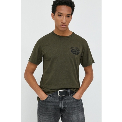 Deus Ex Machina tricou din bumbac culoarea verde, cu imprimeu