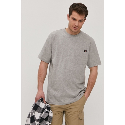 Dickies tricou bÄƒrbaÈ›i, culoarea gri, material neted DK0A4TMOHG0-HEATHERGRE
