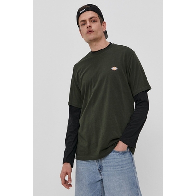 Dickies tricou bÄƒrbaÈ›i, culoarea verde, material neted DK0A4XDBOGX-OLIVEGREEN