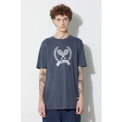 Ellesse tricou din bumbac x Looney Tunes culoarea gri, modelator