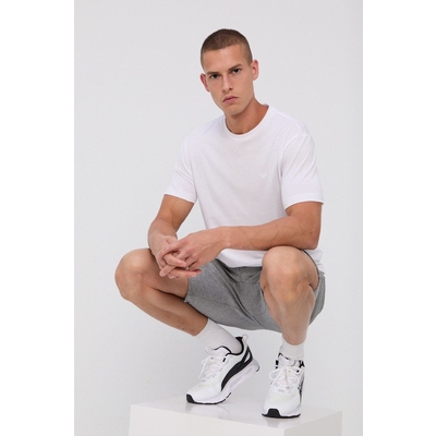 Emporio Armani tricou din bumbac culoarea alb, cu imprimeu