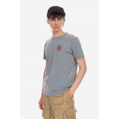 Fjallraven tricou culoarea gri, cu imprimeu F87313.051-51