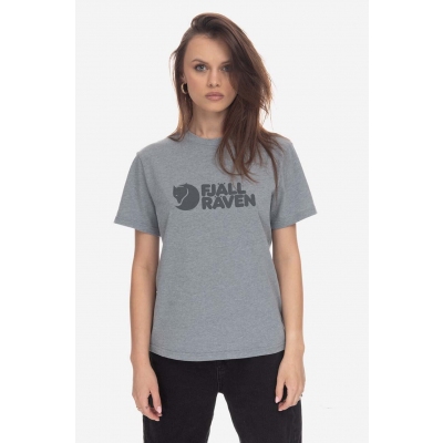 Fjallraven tricou Logo Tee culoarea gri, cu imprimeu F87146.020.999-999