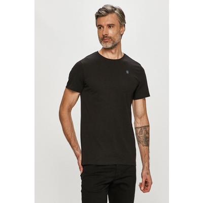G-Star Raw Tricou bÄƒrbaÈ›i, culoarea negru, material neted