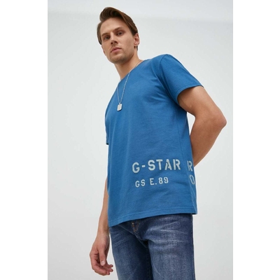 G-Star Raw tricou din bumbac cu imprimeu