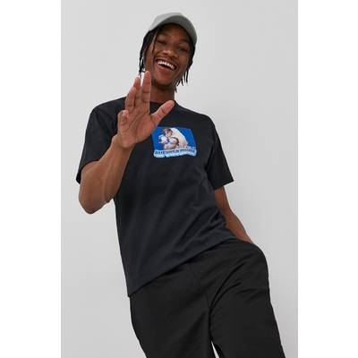 HUF Tricou X Street Fighter II bÄƒrbaÈ›i, culoarea negru, cu imprimeu