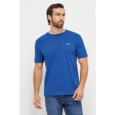 HUGO tricou din bumbac neted