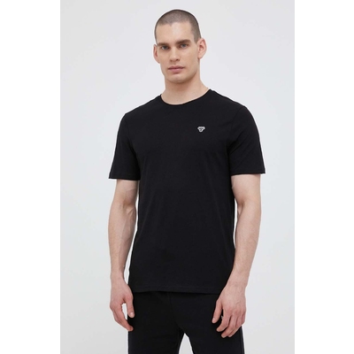 Hummel tricou din bumbac culoarea negru, neted