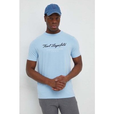 Karl Lagerfeld tricou barbati, cu imprimeu